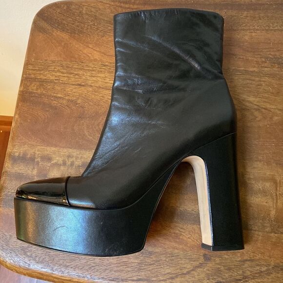 Franco Sarto Valeria Leather Platform Booties - Picture 13 of 16